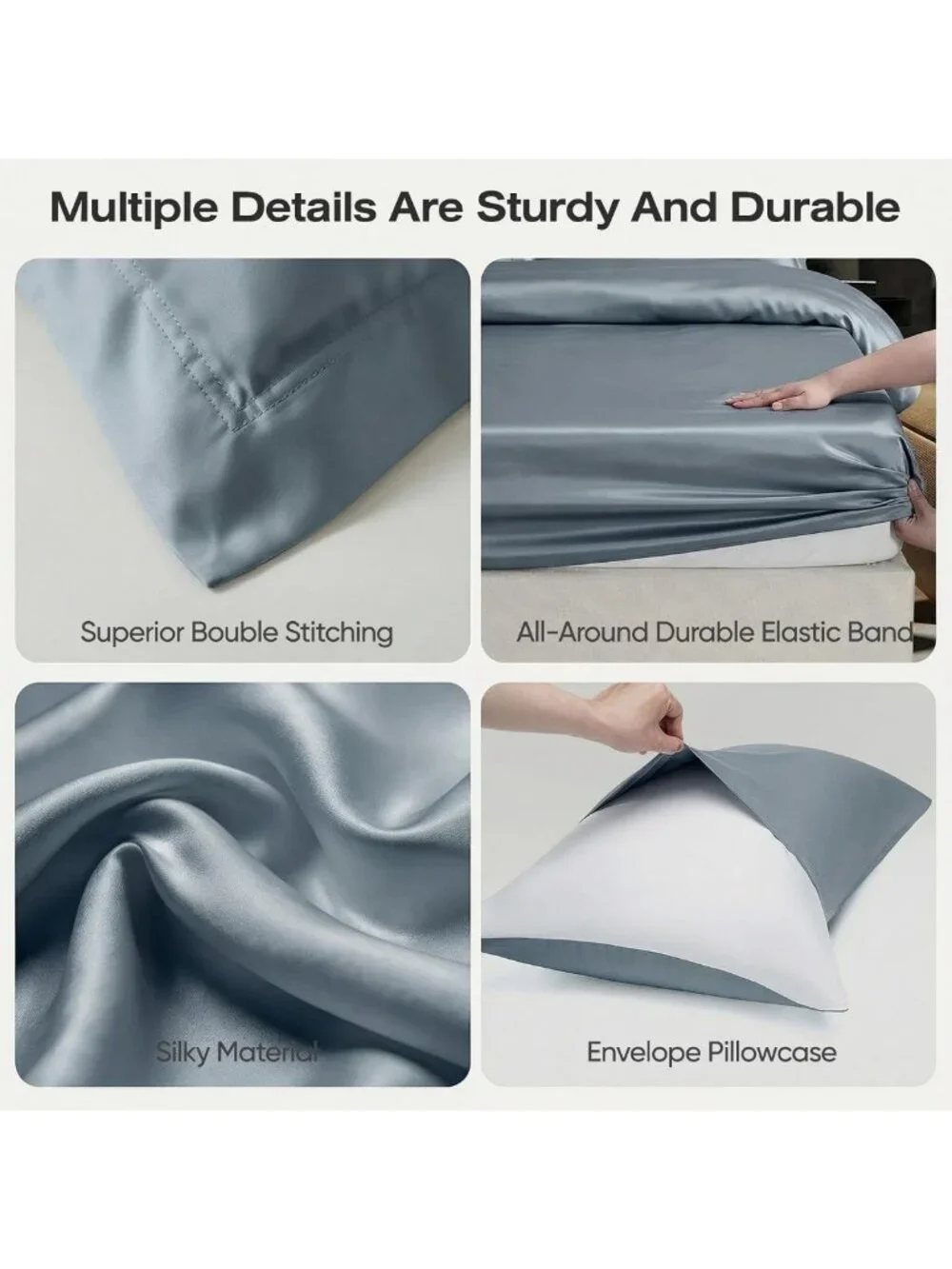 Luxury Cooling Bamboo Viscose King Sheets Set | Silky Soft, Deep Pocket